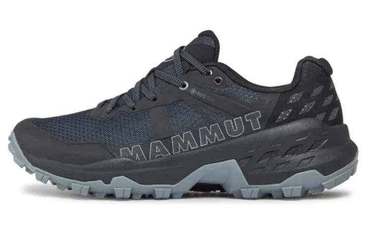 MAMMUT Sertig II Low Gt Lace Up Cushioning Slip Resistant Abrasion Resistant Low top Hiking Shoes Women's Black