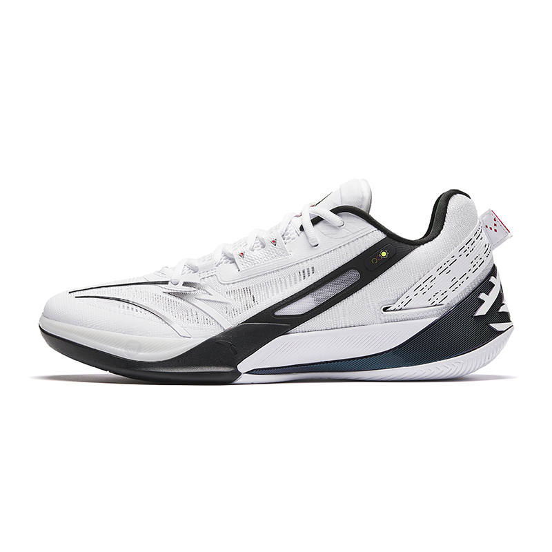 Anta Sweeping 5 Cross The Road, Cement Killer Coverage Low top Basketball Shoes Men's White Black