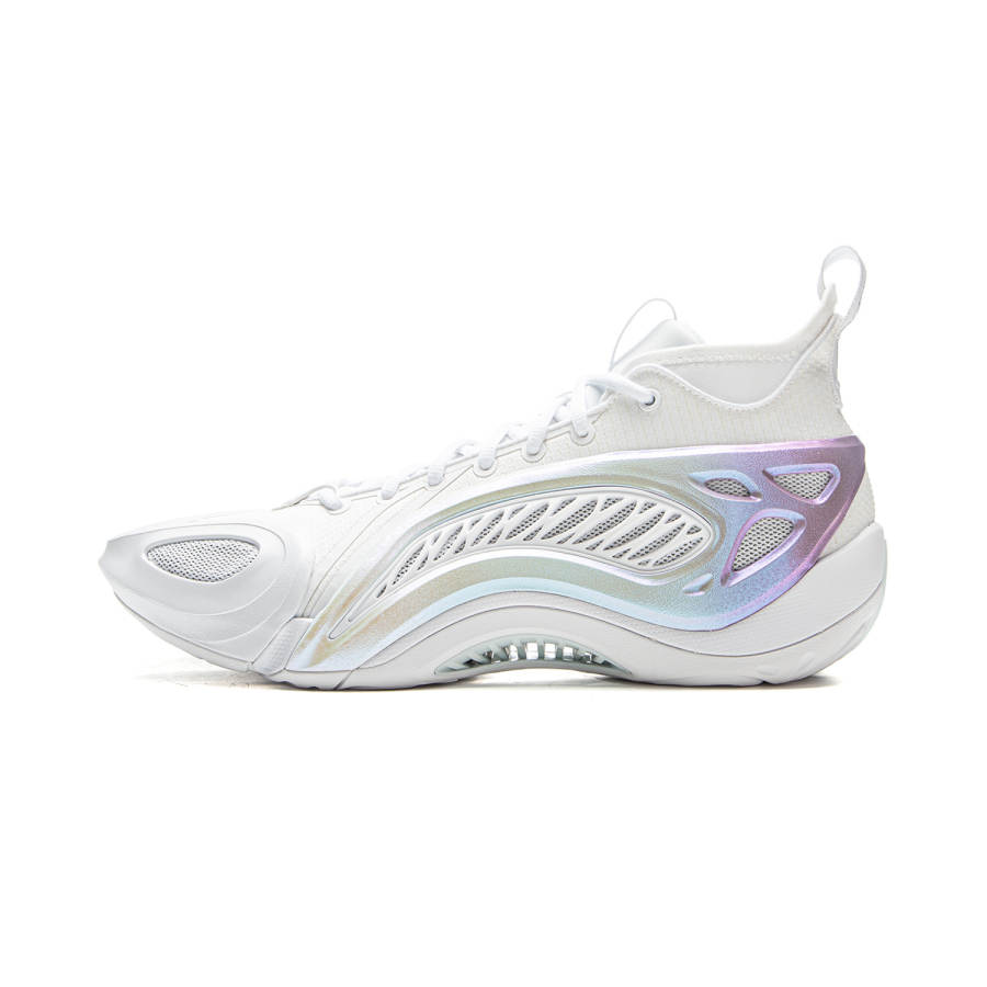 Li-Ning Li Ning BadFive Air 1 Super Mid top Outdoor Basketball Shoes Men's Standard White