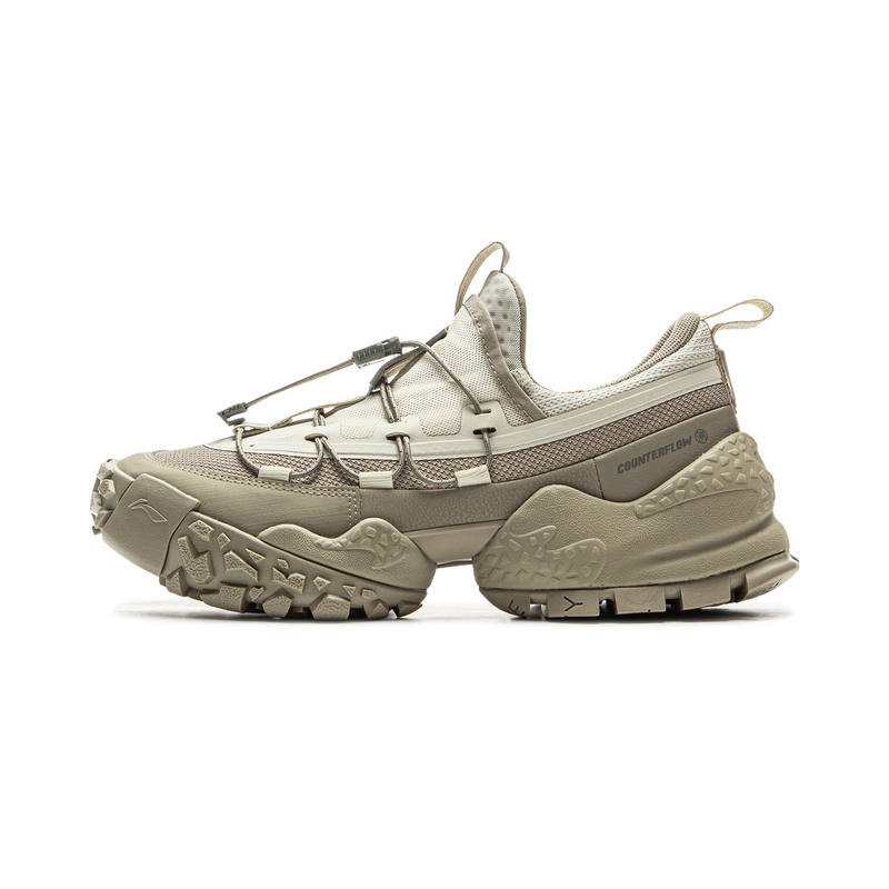 Li-Ning Li Ning Outdoor CF Tracing, Forest Environment Low top Hiking Shoes Women's Brown