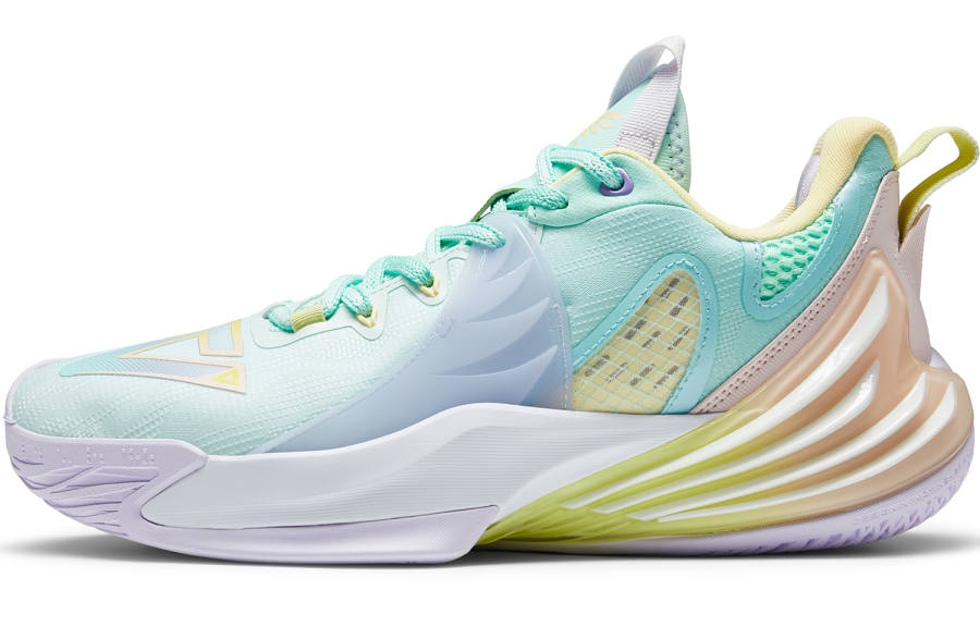 PEAK Hunter Shadow 2.0 Cushioning, Wear Resistant Low top Basketball Shoes Men's Sky Azure