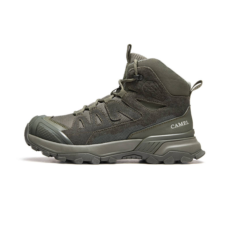 CAMEL Outdoor Sports Slip Resistant Abrasion Resistant High top Mountaineering Shoes Men's