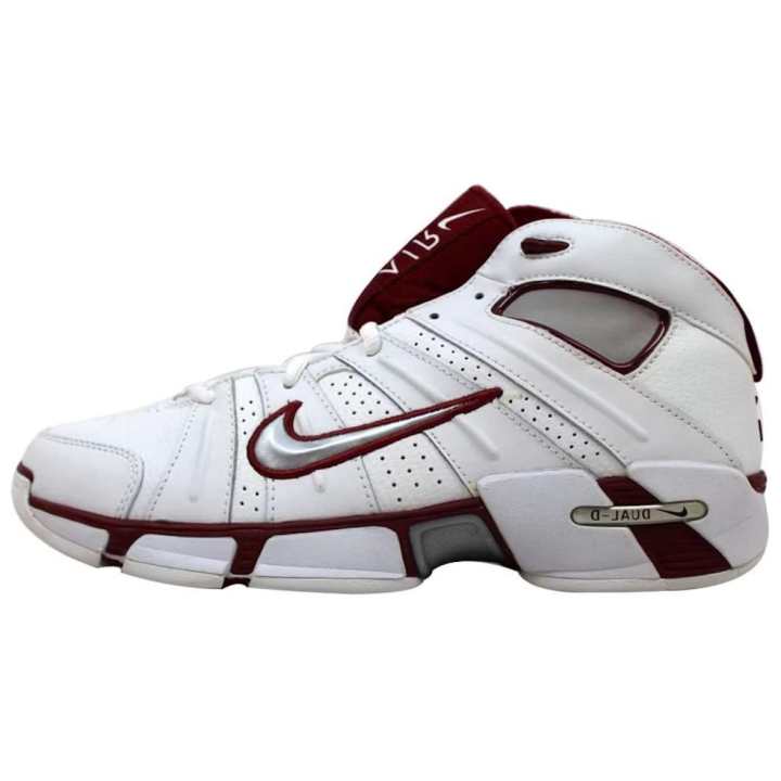 Nike Nike Air B Ball Dual D White/Metallic Silver Varsity Crimson