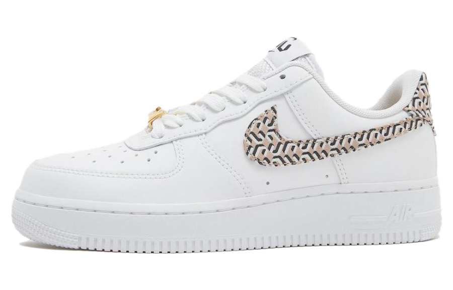 Nike Nike Air Force 1 'United In Victory' Fashion Abrasion Resistant Breathable Low top Skateboard Shoes Men's White Brown