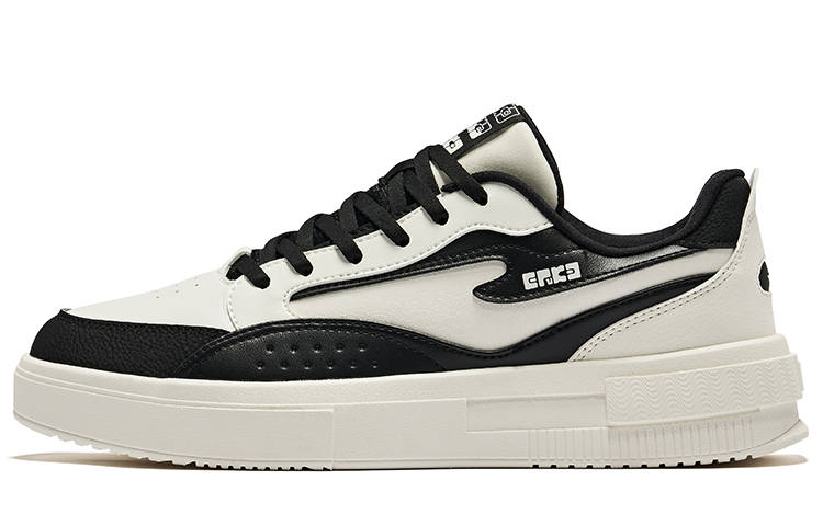 Erke Stunning Textile, Synthetic Leather Slip Resistant Abrasion Resistant Low top Skateboard Shoes Men's