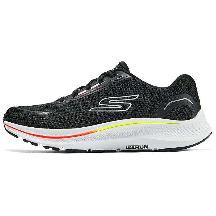 Skechers Go Run Consistent 2.0 Abrasion Resistant Abrasion Resistant Low top Training Shoes Men's Black White