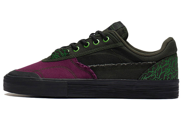 Li-Ning MARVEL x Li Ning 50/50 Low top Skateboard Shoes Men's Green Purple