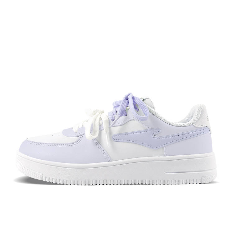 Erke Abrasion Resistant Breathable Abrasion Resistant Breathable Low top Skateboard Shoes Unisex Purple