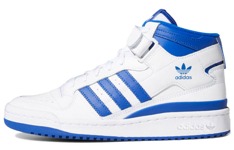 Adidas Originals Adidas Forum Mid White Royal Blue Women's