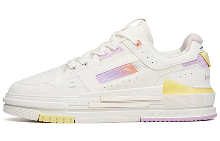 Anta Low top Skateboard Shoes Women's White Purple