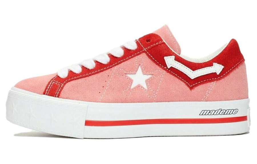 Converse One Star Slip Resistant Abrasion Resistant Slip Resistant Abrasion Resistant Low top Skateboard Shoes Women's
