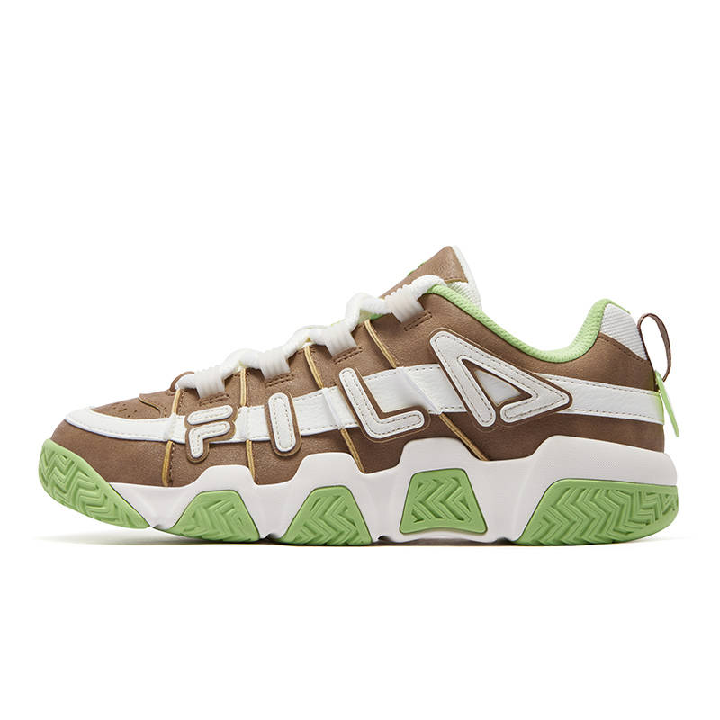 FILA FUSION BUSTER Low top Basketball Shoes Men's Mocha Chocolate Brown Snow