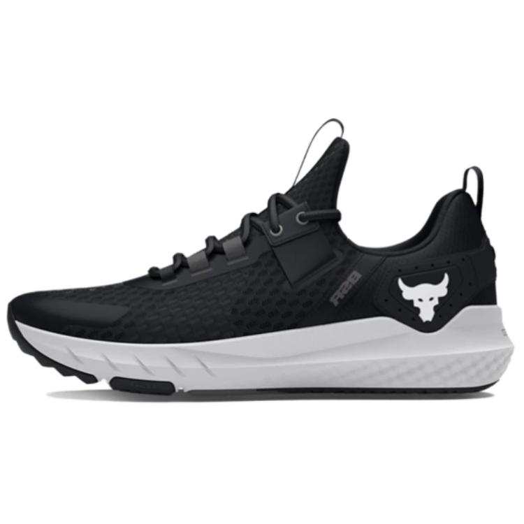 Under Armour Project Rock BSR 4 Slip Resistant Abrasion Resistant Low top Training Shoes Men's Black