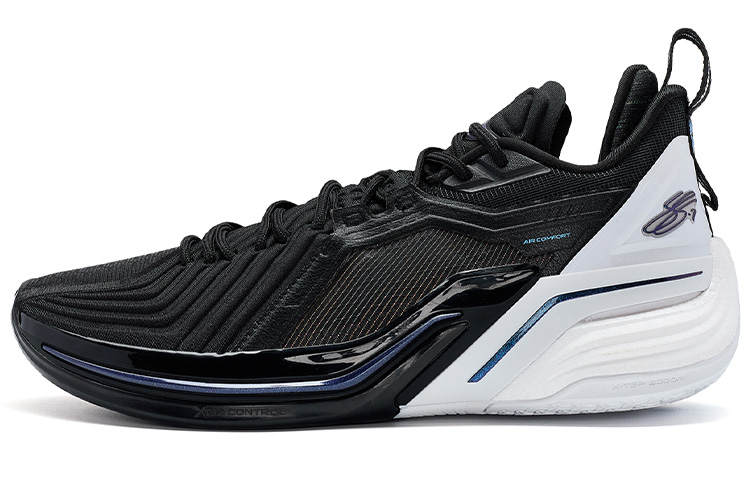 XTEP Jlin 3 JLIN3 Abrasion Resistant Low top Basketball Shoes Men's Black White