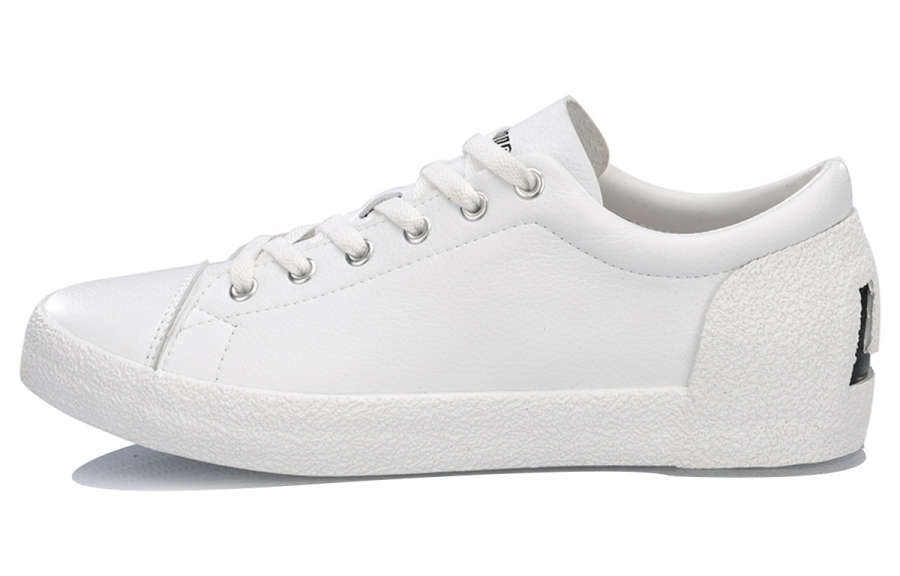Li-Ning Li Ning Synthetic Leather Fashion Wear resistant And Lightweight Low top Skateboard Shoes Men's White