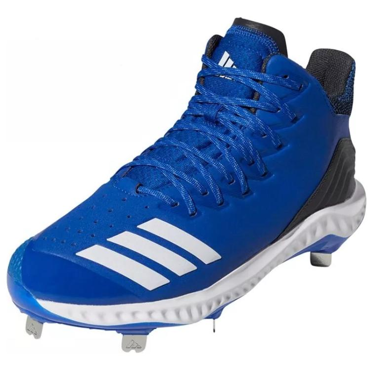 Adidas Adidas Icon Bounce Slip Resistant Abrasion Resistant Mid top Training Shoes Men's Blue