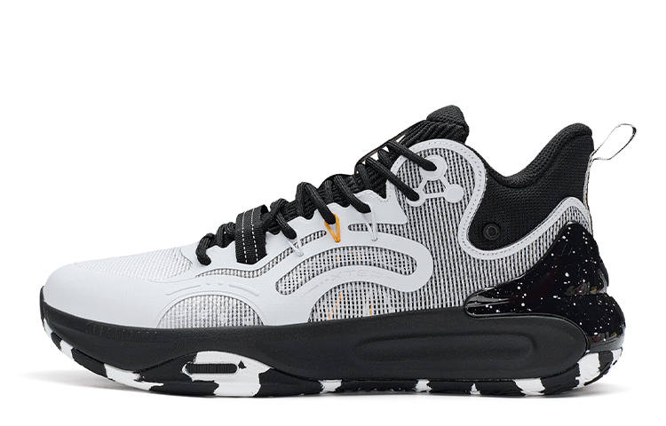 XTEP Cushioning Low top Basketball Shoes Men's New White/Black