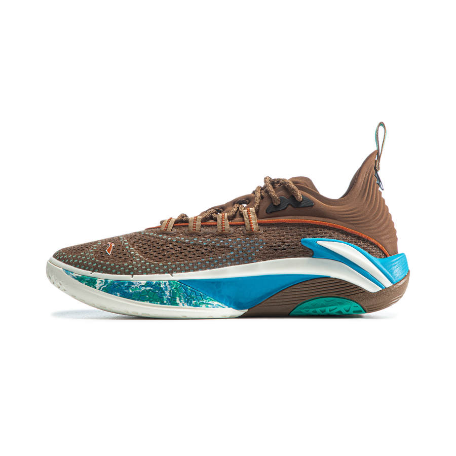 Li-Ning Li Ning BadFive Chase Hunt 1 Super Low top Outdoor Performance Basketball Shoes Men's Brown