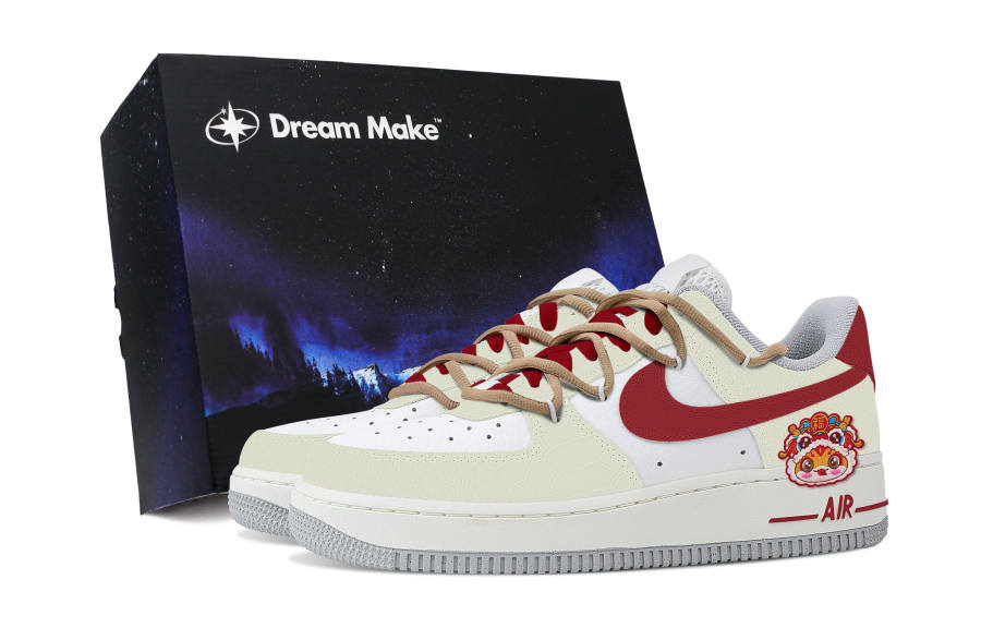 Nike Nike Air Force 1 Skateboard Shoes Women's Low Top Yellow/Red