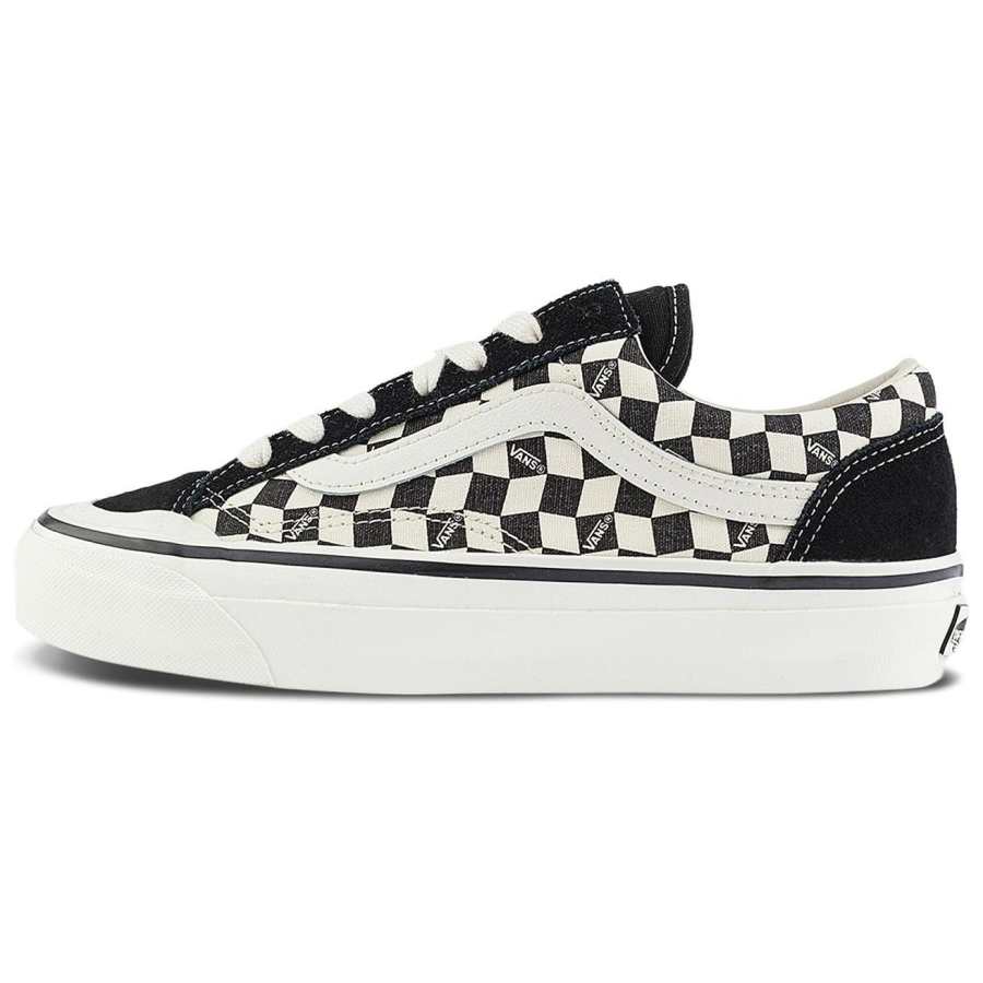 Vans Old Skool 36 Reissue Low top Canvas Shoes Unisex Black White