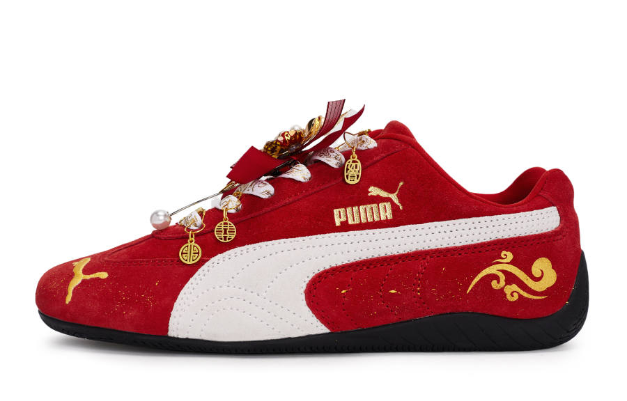 PUMA Speedcat REGO Hot Dog, Auspicious Clouds And Auspicious Clouds Slip Resistant Low top Training Shoes Unisex