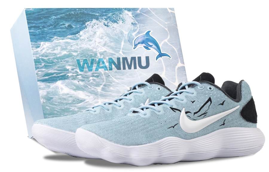 Nike Nike Hyperdunk 2017 Mint Ice Blue Cushioning Abrasion Resistant Cushioning, Wear Resistant Low top Basketball Shoes