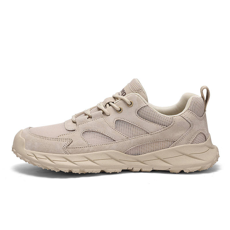 Jeep Abrasion Resistant Breathable Lightweight Height Increasing Low top Hiking Shoes Men's