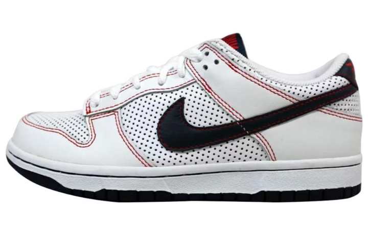 Nike Nike Dunk Low White Obsidian Sport Red Women's