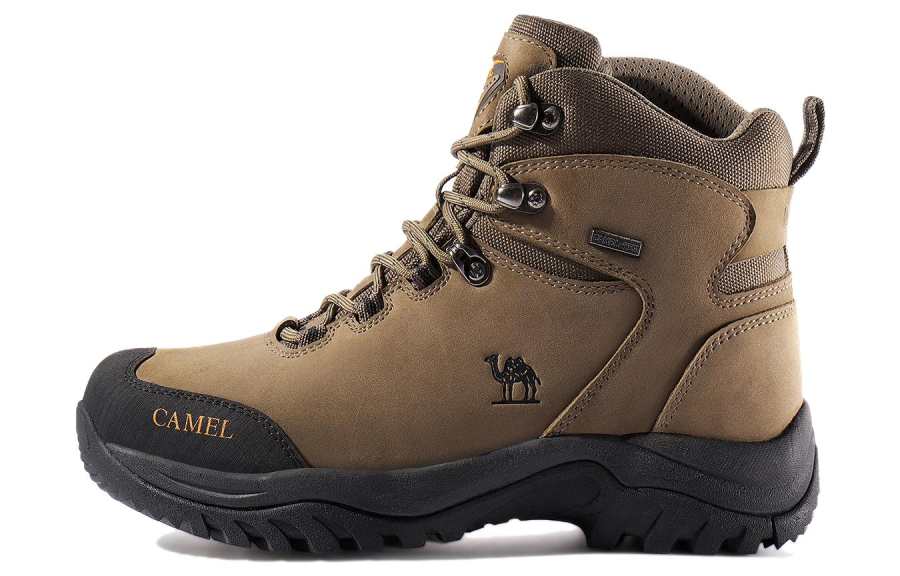 CAMEL Veteran Abrasion Resistant Cushioning Slip Resistant High top Outdoor Shoes Men's