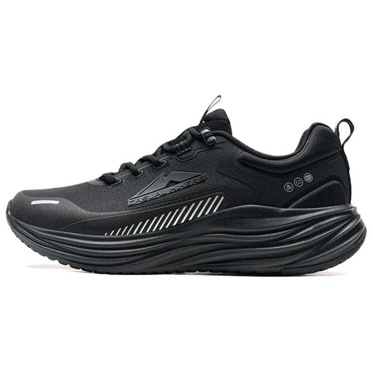 XTEP Lightweight Abrasion Resistant Low top Hiking Shoes Men's Black