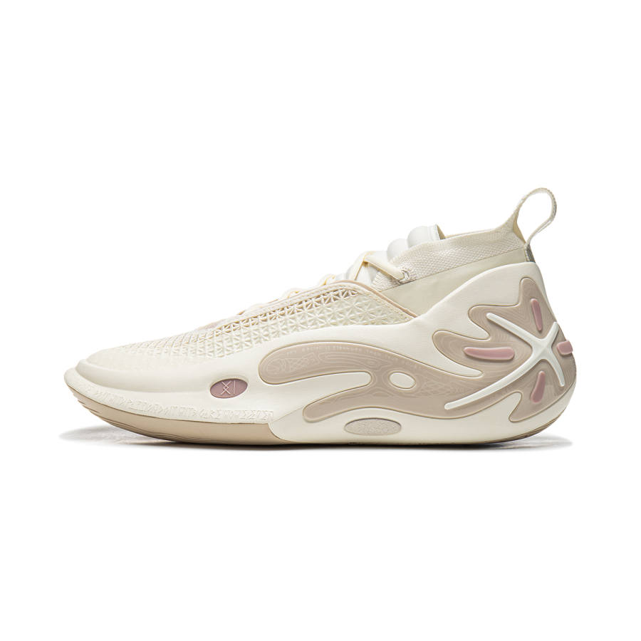 Li-Ning Li Ning WOW11 Mid top Basketball Shoes Men's Ecru
