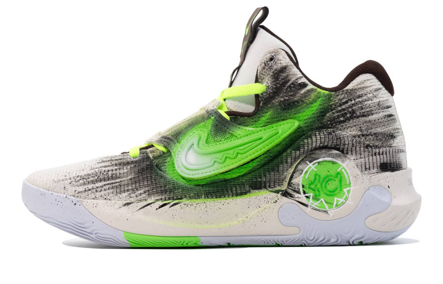 Nike Nike KD Trey 5 X Cushioning Slip Resistant Abrasion Resistant Low top Basketball Shoes Men's White