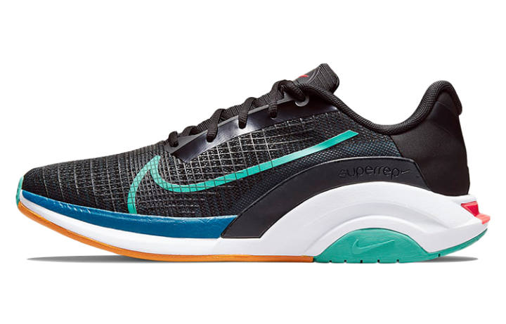 Nike Nike SuperRep Training Shoes Men's Low Top Black/Green/Blue