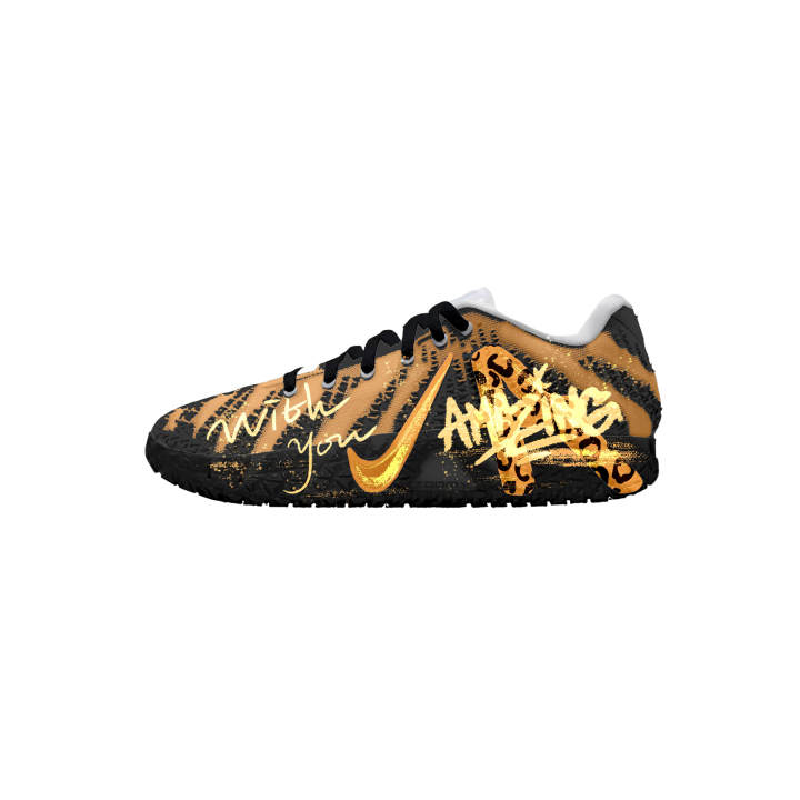 Nike Nike Ja Morant 3 Versatile Comfortable, Practical Tool, Golden Cheetah Abrasion Resistant Abrasion Resistant Low top