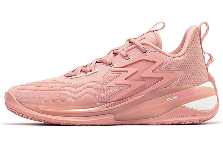 361° Big3 3.0 Pro Cushioning, Wear Resistant Low top Basketball Shoes Men's Pink