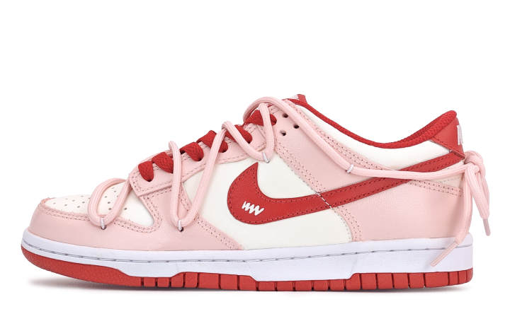 Nike Nike Dunk Bubble Milk Foam Slip Resistant Abrasion Resistant Low top Skateboard Shoes Women's Pink
