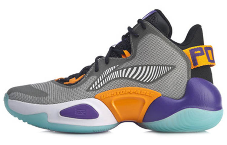 Li-Ning Li Ning Power 6 Cushioning Slip Resistant Abrasion Resistant Cushioning Slip Resistant Abrasion Resistant Mid top