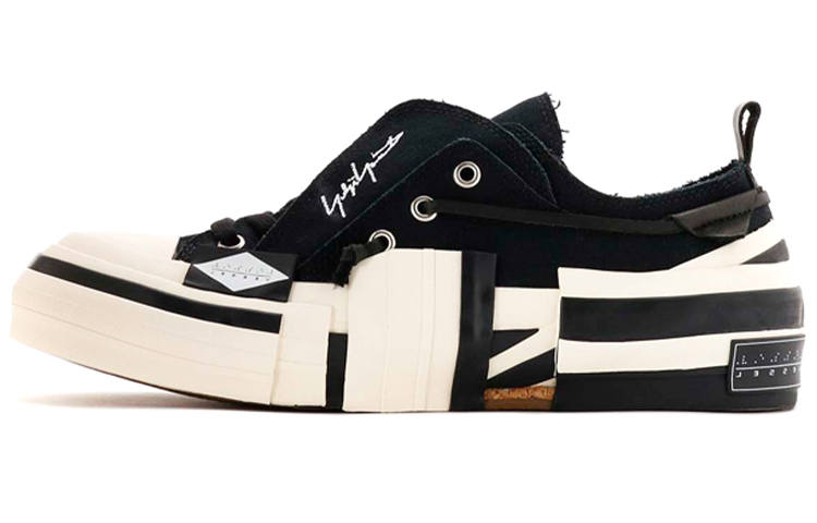 XVESSEL x Yohji Yamamoto Lace Up Style Height Increasing Abrasion Resistant Slip Resistant Low top Skateboard Shoes