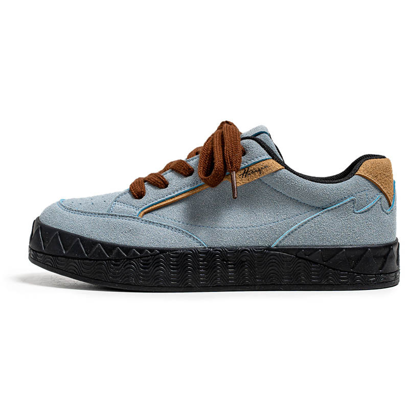 HUANQIU Low top Skateboard Shoes Men's Haze Blue