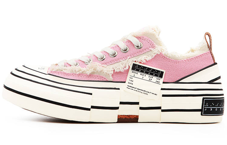 XVESSEL VESSEL G.O.P. Lows Pink Low top Skateboard Shoes Unisex Pink