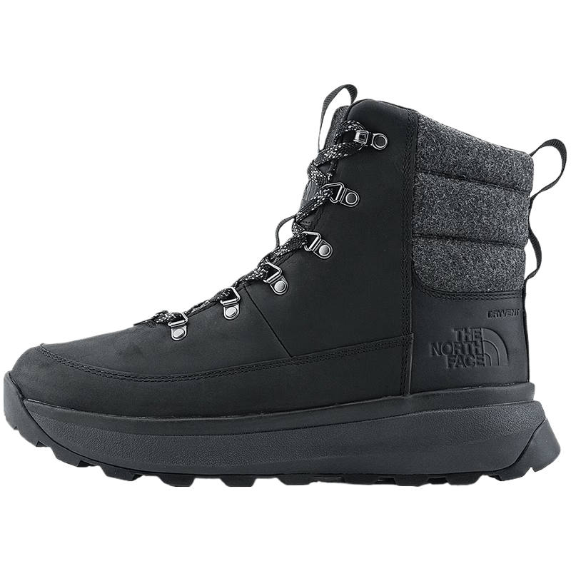 THE NORTH FACE Men's Bergen Waterproof Mid top Hiking Shoes Men's Black
