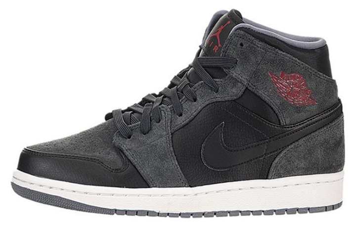 Jordan Jordan 1 Retro Mid Black Gym Red Anthracite