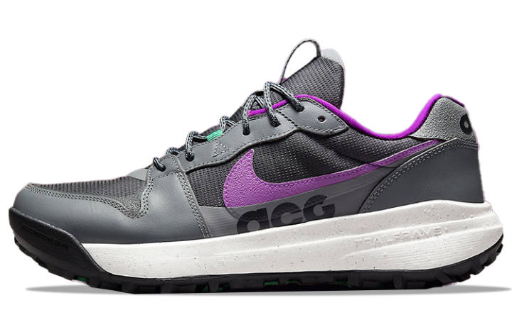Nike Nike Acg Lowcate Smoke Grey Dark Smoke Grey Vivid Purple