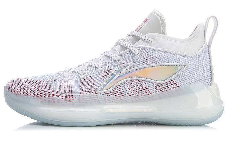 Li-Ning Li Ning YuShuai 13 Comfortable Textile, Synthetic Leather Cushioning Slip Resistant Abrasion Resistant Mid top 䨻