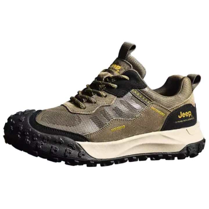 Jeep Jeep Low top Hiking Shoes Men's Khaki