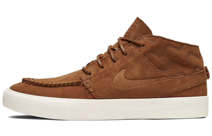 Nike Nike SB Stefan Janoski Mid RM Crafted Suede Slip Resistant Lightweight Non slip Lightweight Mid top Skateboard Shoes