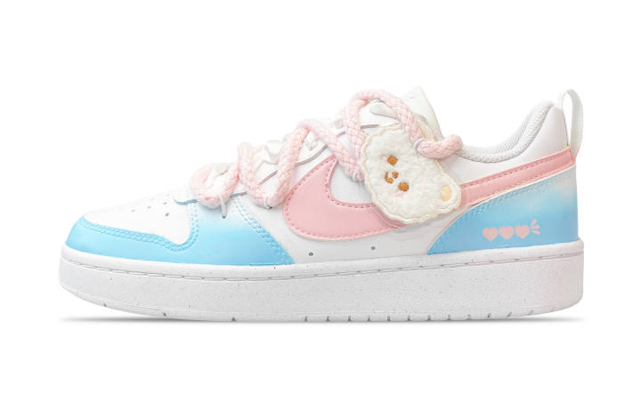 Nike Nike Court Borough Low top Skateboard Shoes Women's Blue