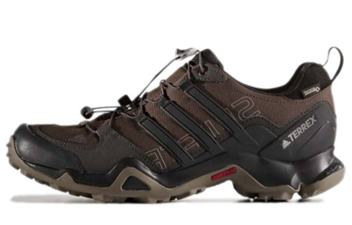 Adidas Adidas Terrex Swift Comfortable Slip Resistant Abrasion Resistant Low top Hiking Shoes Men's Dark Brown