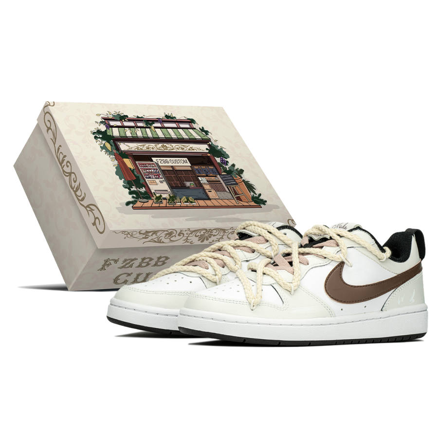 Nike Nike Court Borough Slip Resistant, Abrasion Resistant, Lightweight, Height Increasing