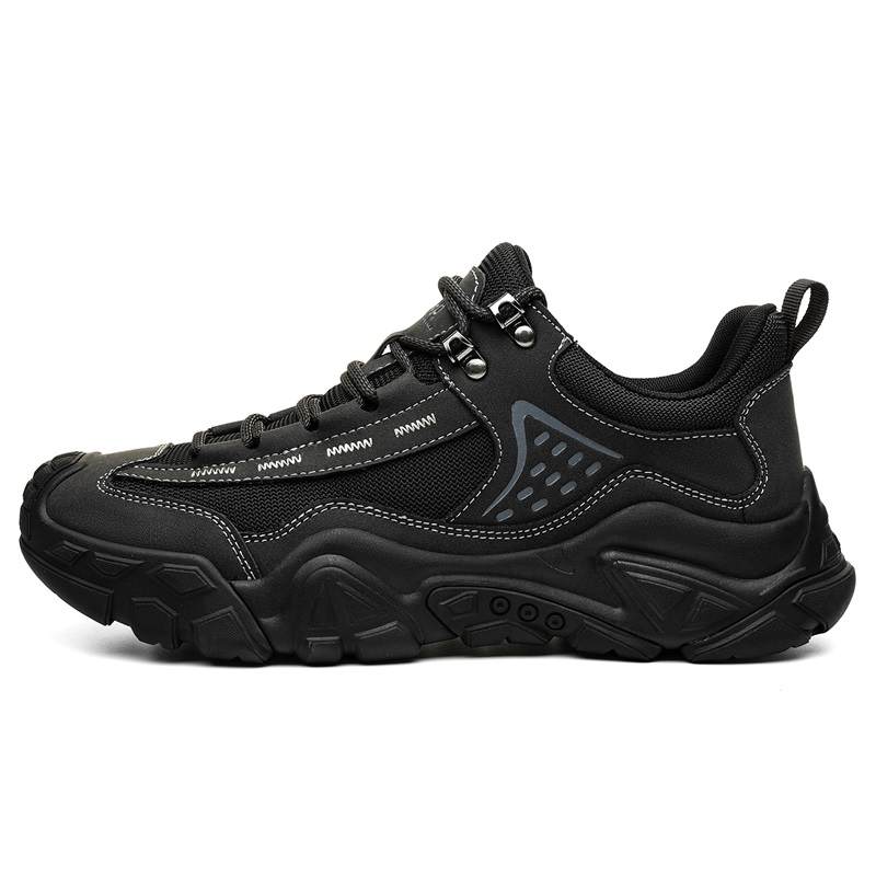 Jeep Cushioning Abrasion Resistant Waterproof Lightweight Low top Mountaineering Hiking Shoes Men's